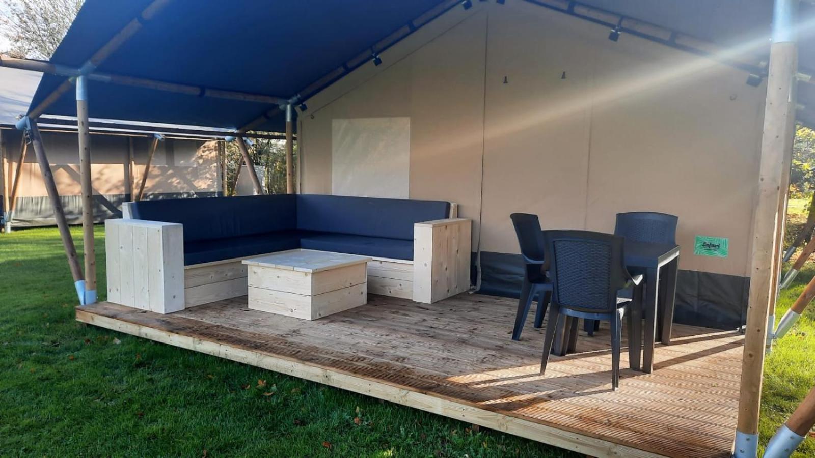 Camping Alkenhaer Appelscha Trekkerstent Safaritent Ngoại thất bức ảnh
